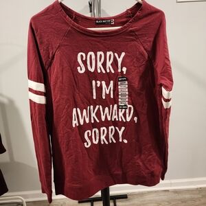 Hot Topic Sorry I'm Awkward Shirt
